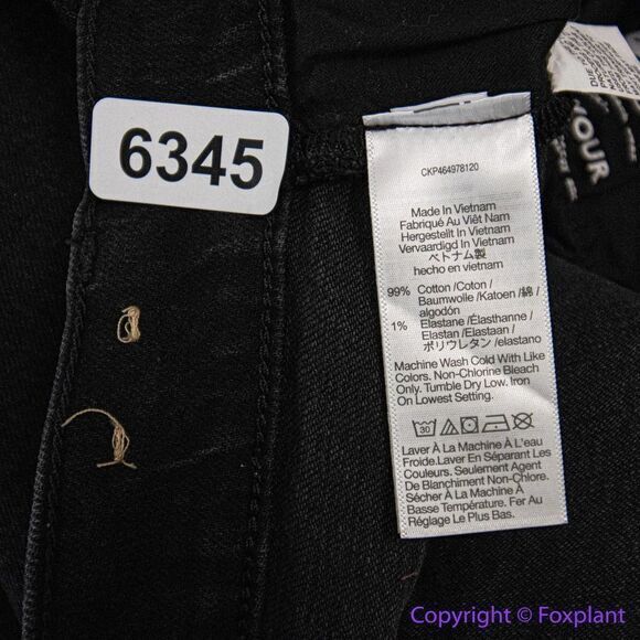 NEW Madewell The Mid-Rise Perfect Vintage Jeans Clean Black Wash, 26 - Picture 14 of 15